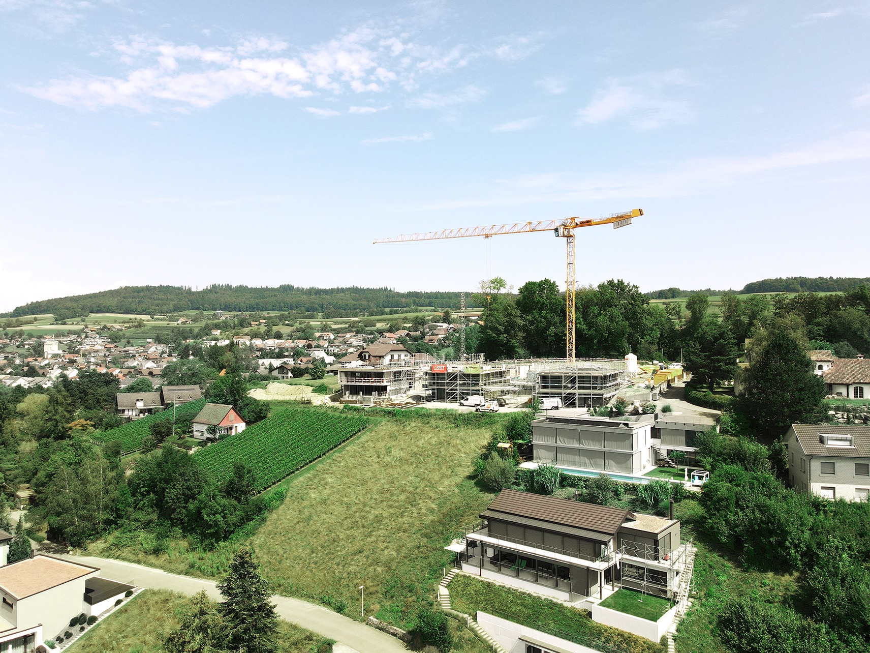 Baustelle Villa Pearl Seengen