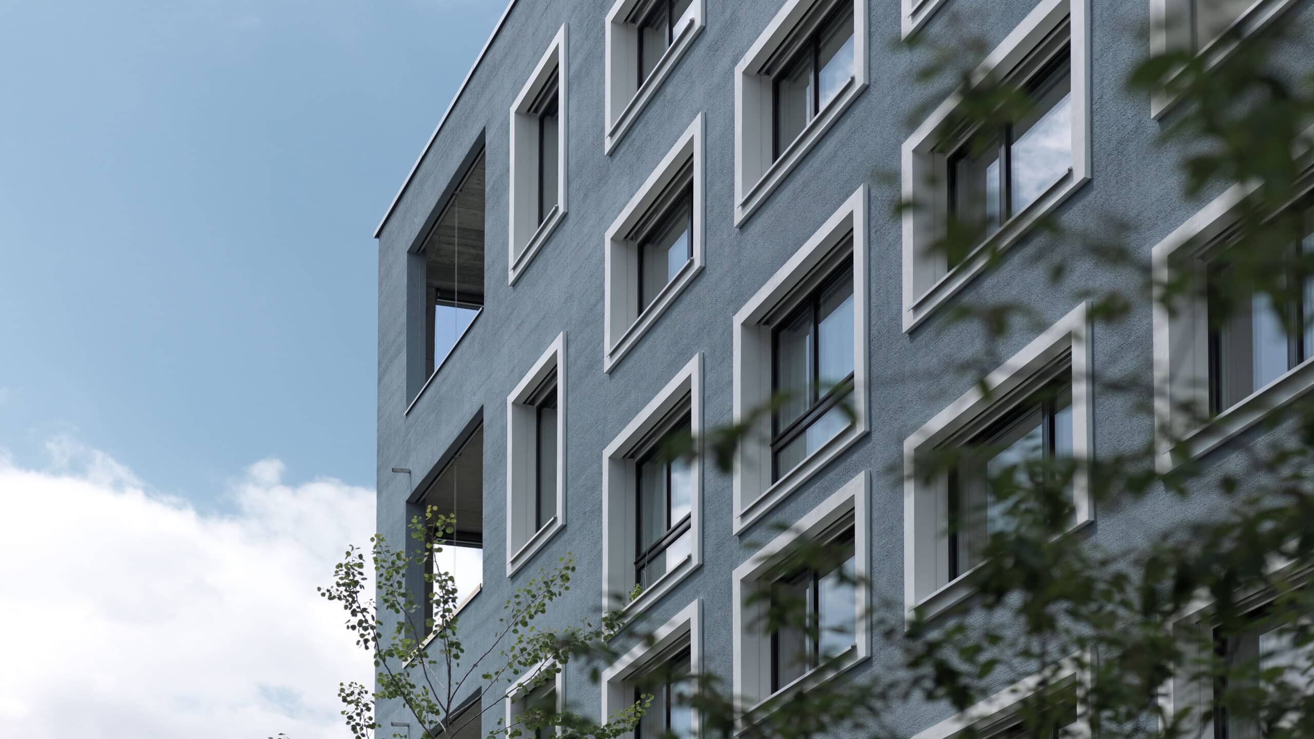 Detailaufnahme Hunziker Areal Zürich Fassade