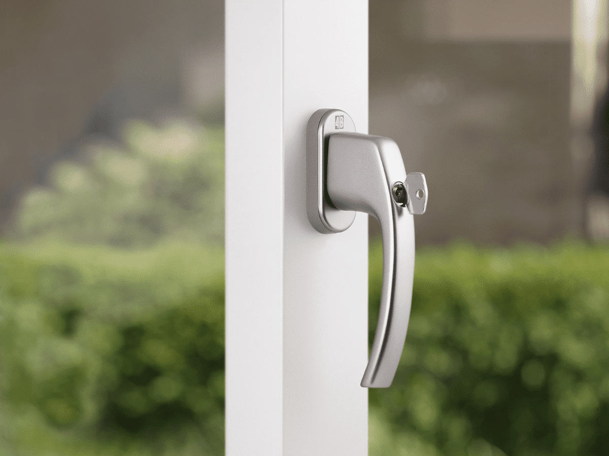 Abschliessbarer Fenstergriff für erhöhte Sicherheit