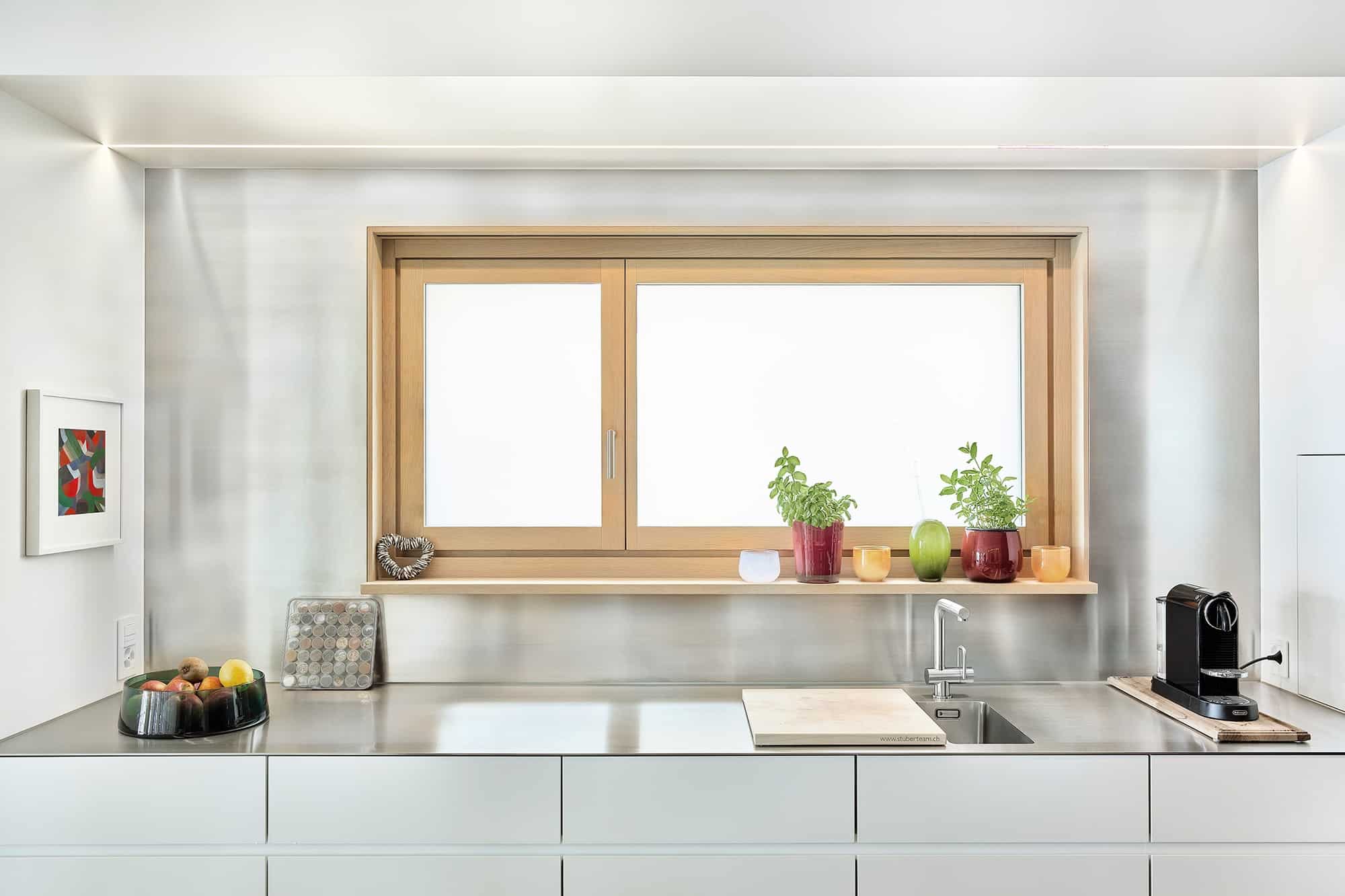 Dimmbares Glas in der Küche