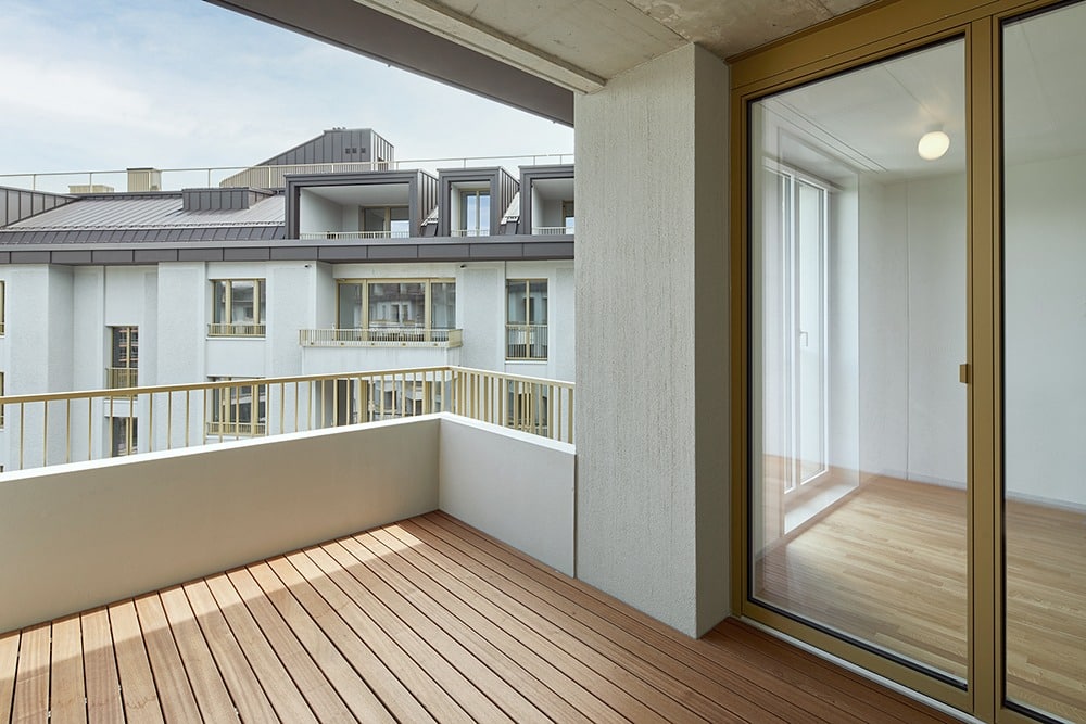 Barrierefreie Schiebetürlösung von 4B im Himmelrich 3, Luzern