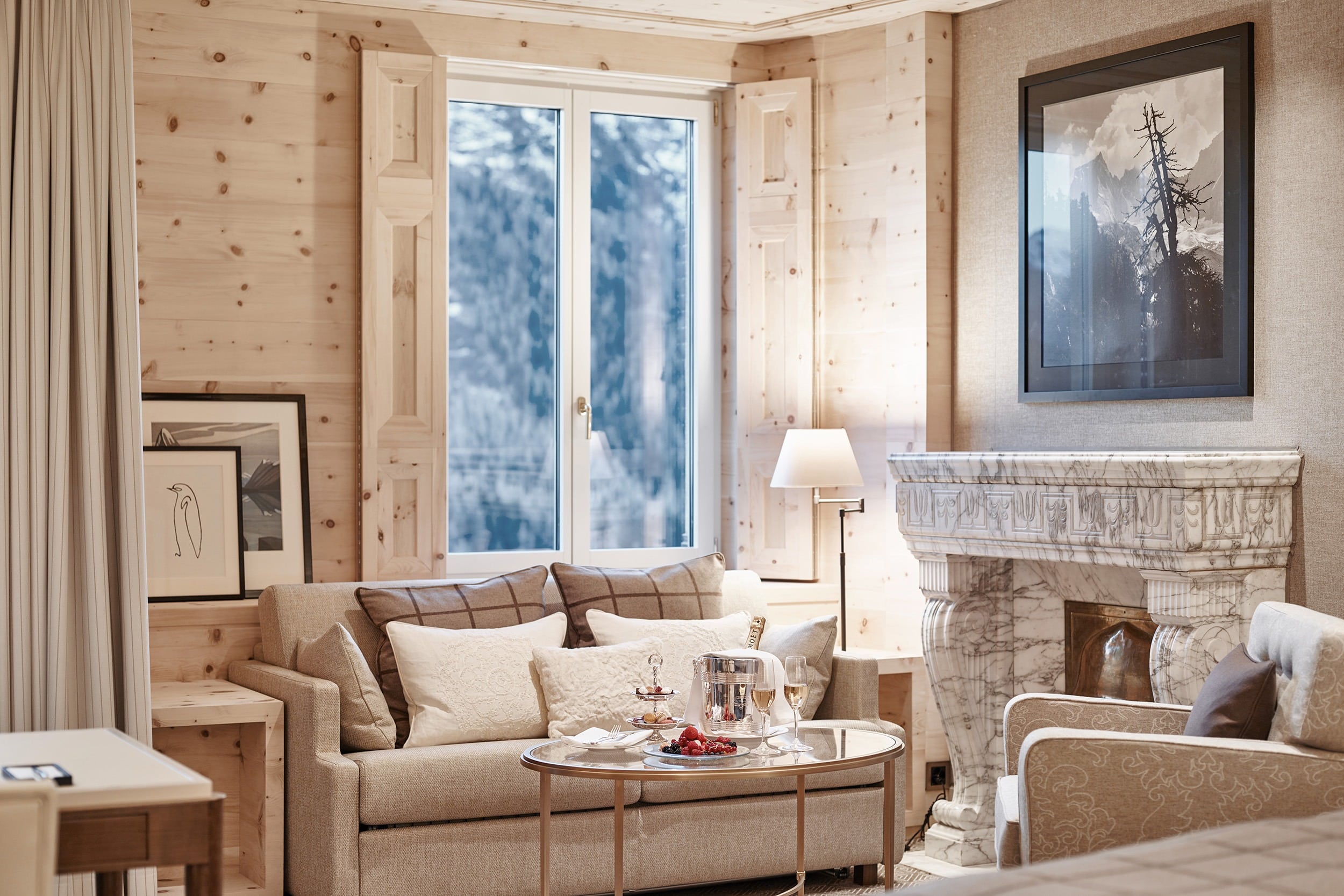 Renovatonsfenster RF1 im Hotelzimmer Kulm in St. Moritz