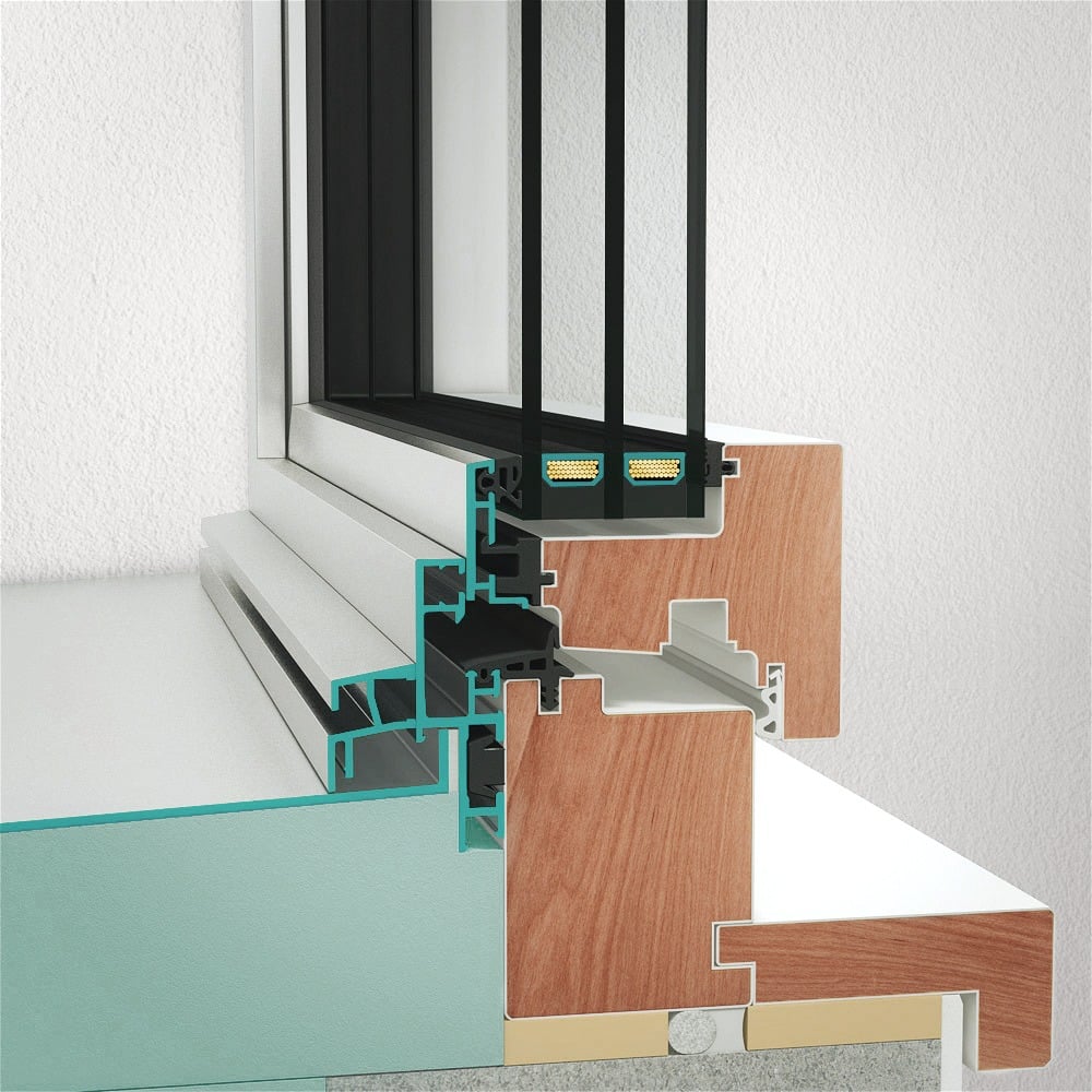 Querschnitt des Neubaufenster NF1 Contur