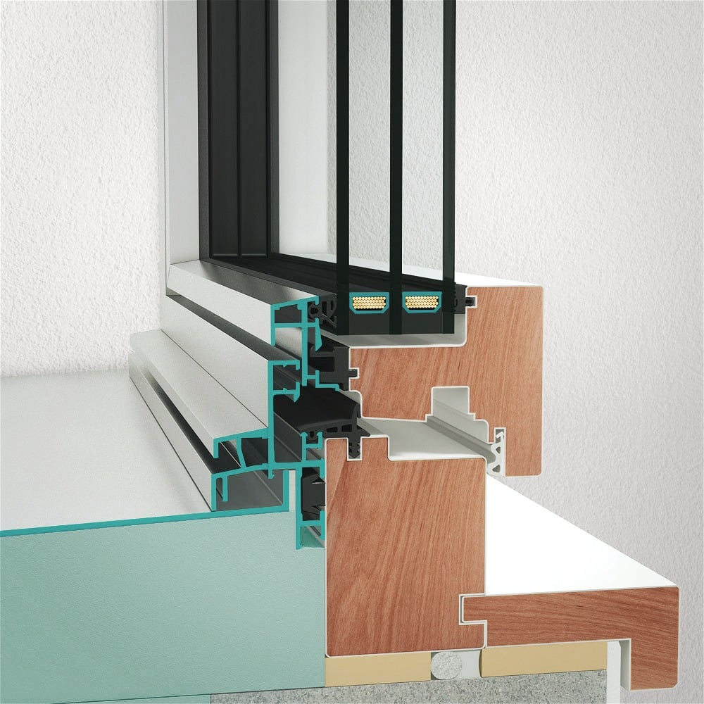 Querschnitt vom Neubaufenster NF1 design