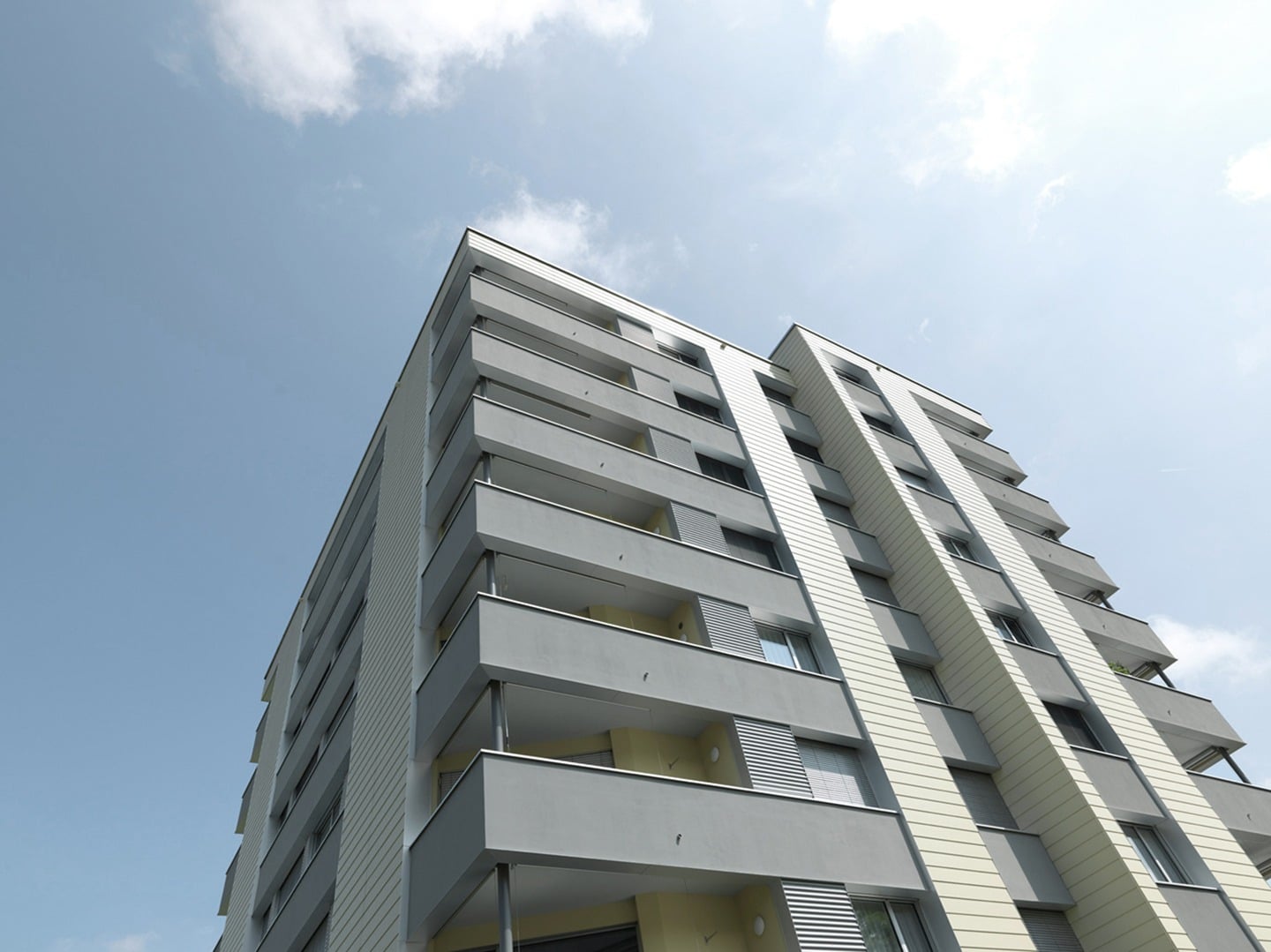 Aussenansicht Hochhaus Zug