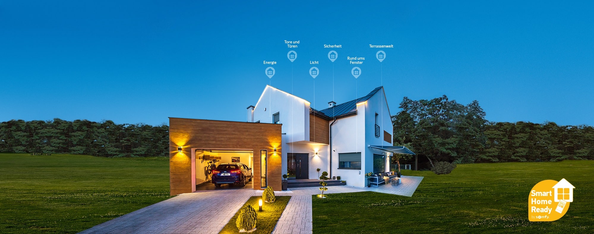 Smart home: Somfy Smart Home Ready Lösung