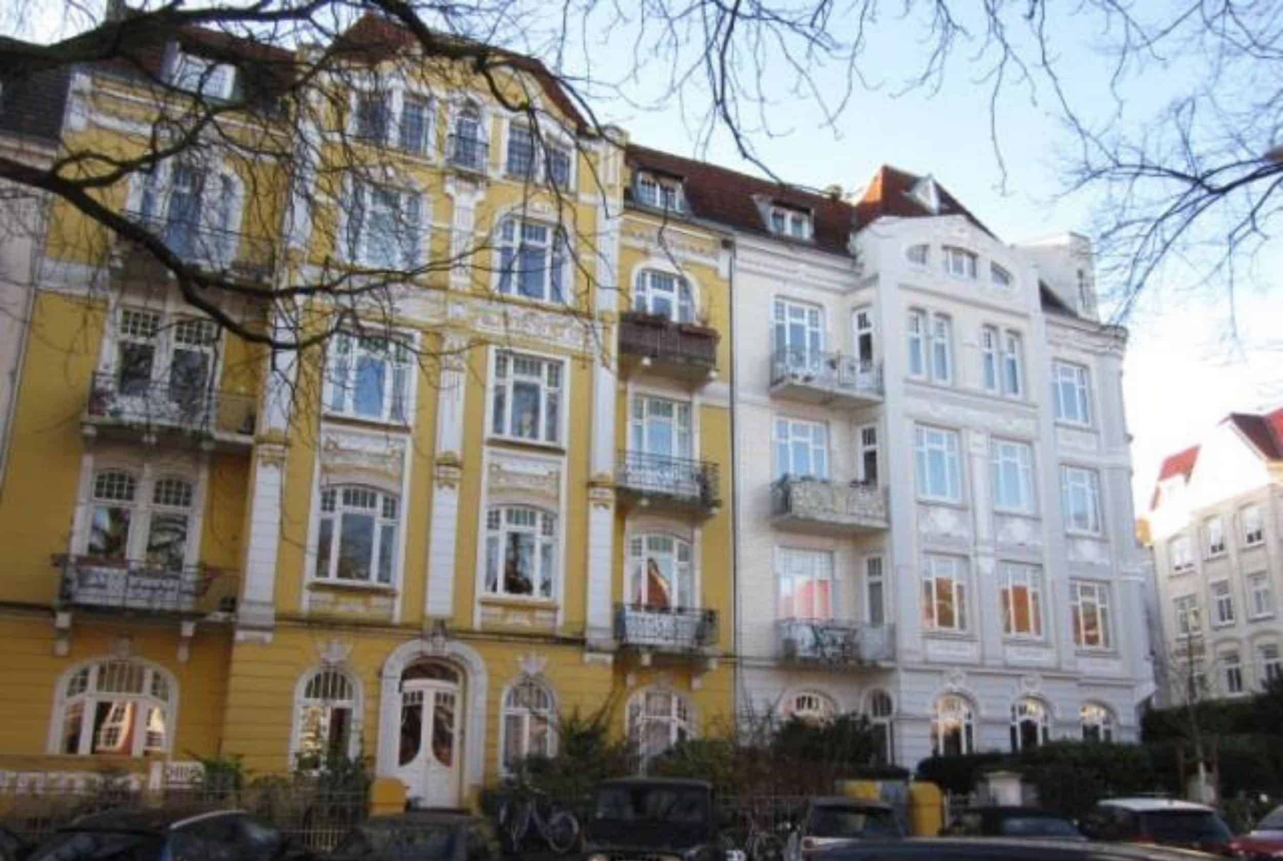 Fenster in einem Barock und Klassizismus Gebäude