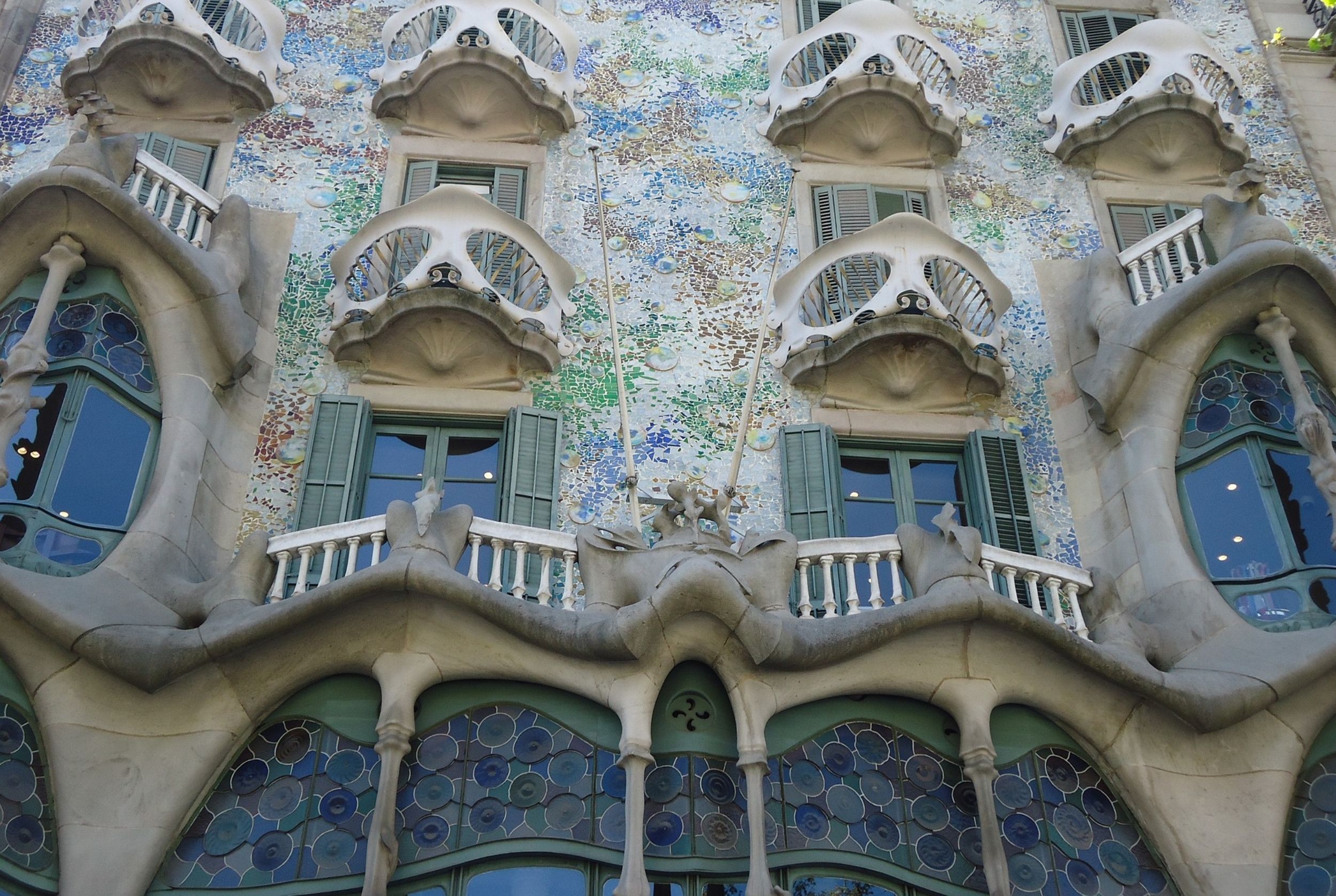 Fenster in einem Jugendstil Gebäude