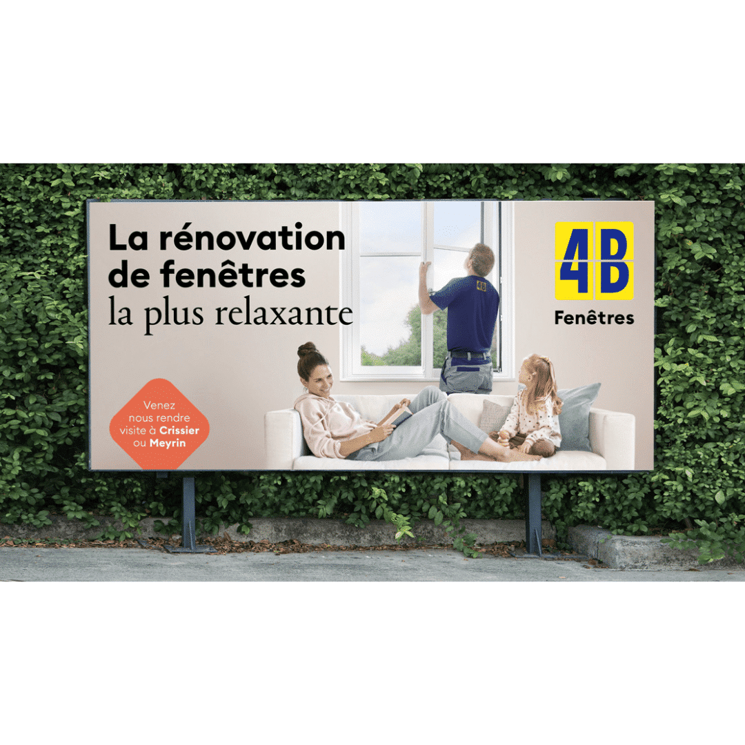 Plakat der Renovationskampagne auf Französisch