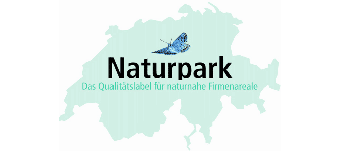 Logo Naturapark - Das Qualitätslabel für naturnahe Firmenareale