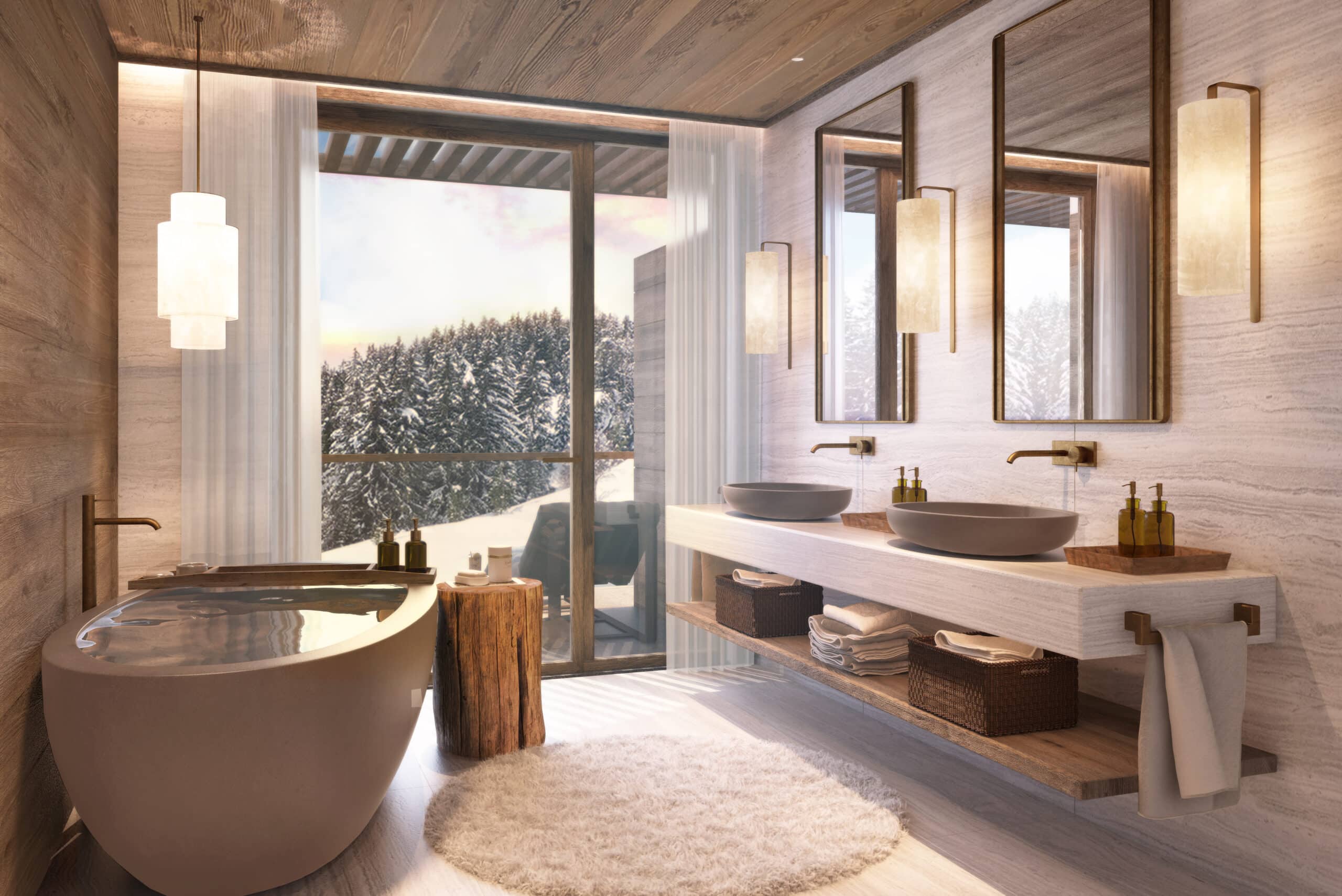 Badezimmer Six Senses Crans-Montana