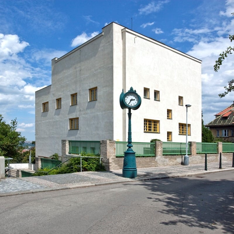 Aussenansicht von der Villa Müller in Prag - Gebäude von Architekten Adolf Loos