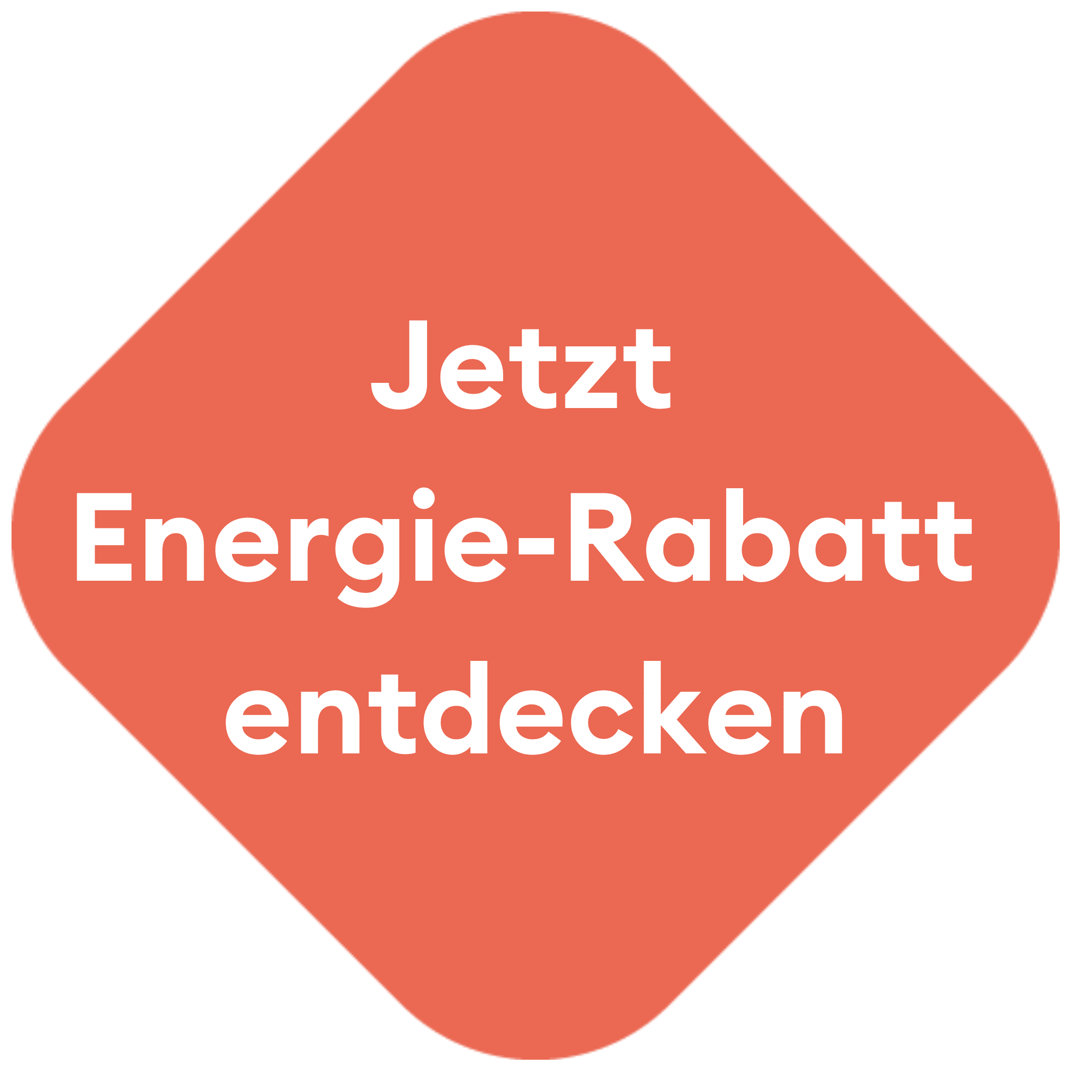 4B Störer mit der Aufschrift - Jetzt Energie-Rabatt entdecken